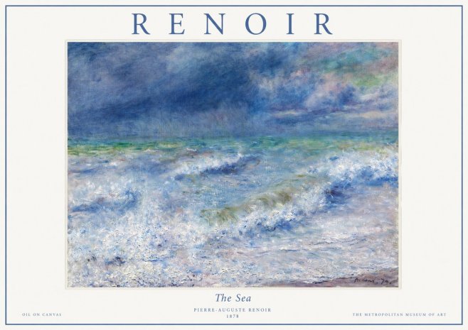 Renoir The Sea No1 - Poszter