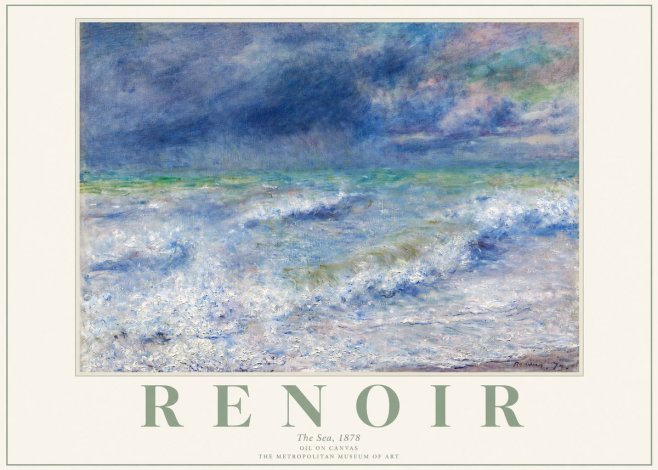 Renoir The Sea No2 - Poszter