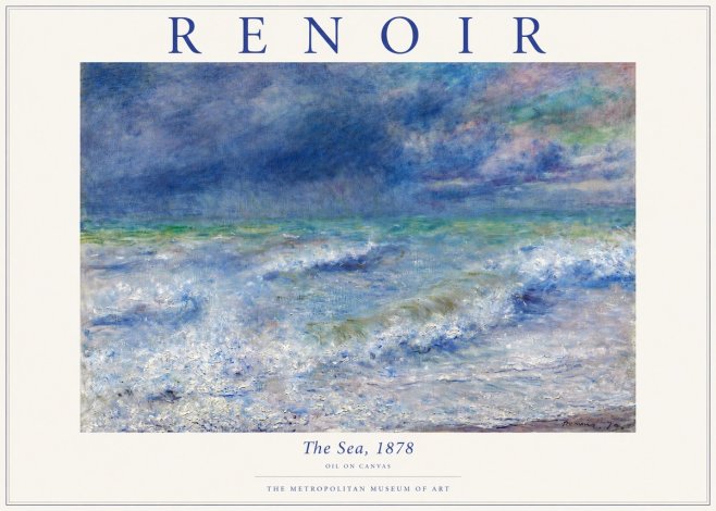 Renoir The Sea No3 - Poszter