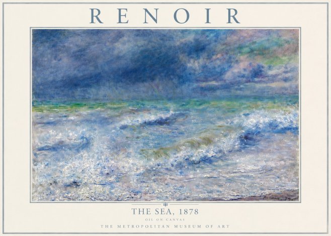 Renoir The Sea No4 - Poszter