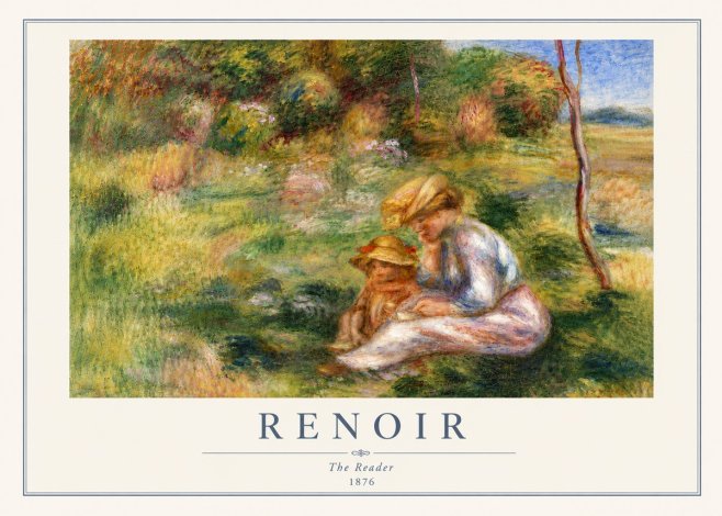 Renoir The Reader No5 - Poszter