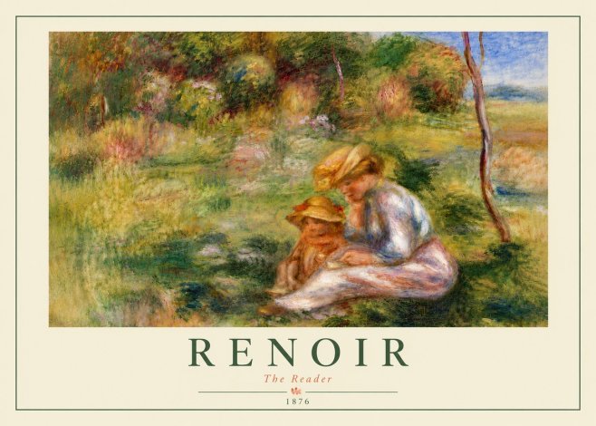 Renoir The Reader No6 - Poszter