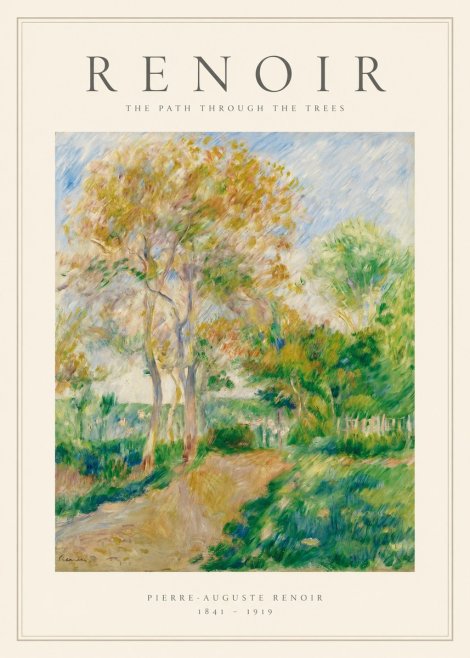 Renoir The Path Through the Trees No1 - Poszter