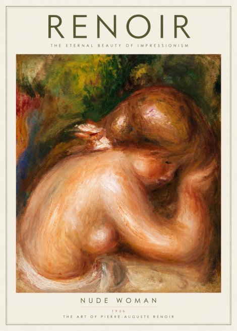 Renoir Female Nude, C. 1910 No2 - Poszter