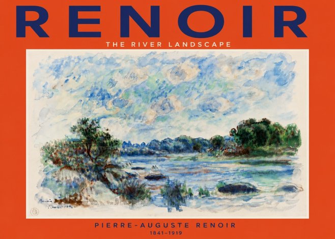 Renoir The River Landscape No5 - Poszter