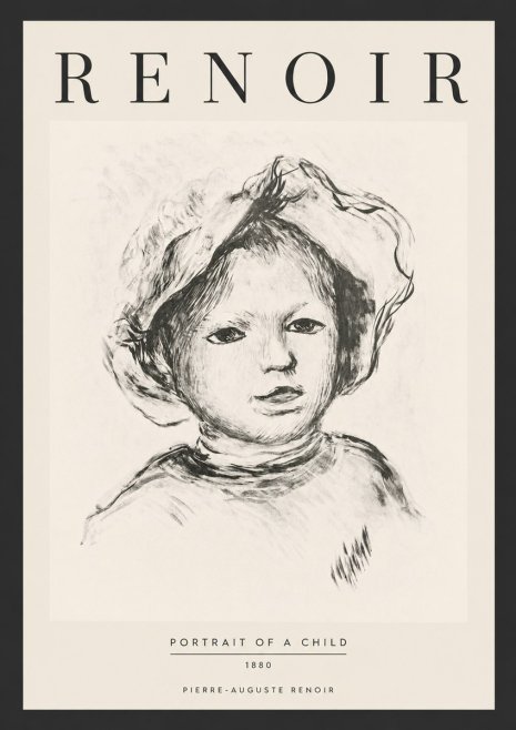 Renoir Portrait of a Child II No6 - Poszter