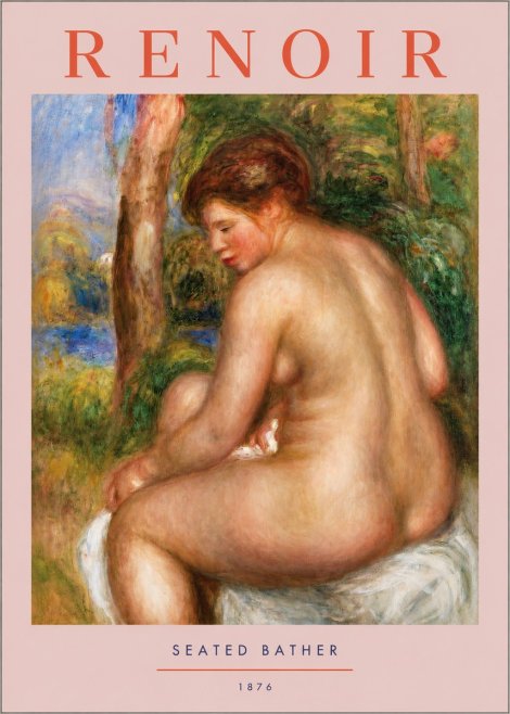 Renoir Seated Bather No2 - Poszter