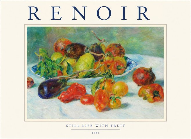 Renoir Still Life with Fruit I No1 - Poszter