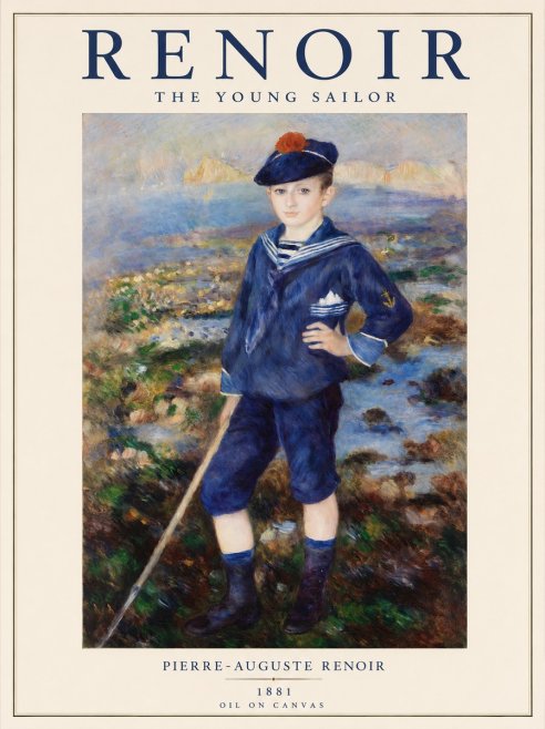 Renoir The Young Sailor No1 - Poszter
