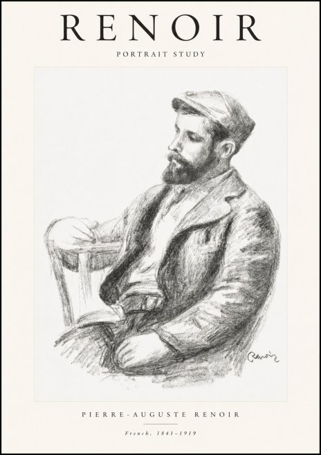 Renoir Portrait Study II No1 - Poszter