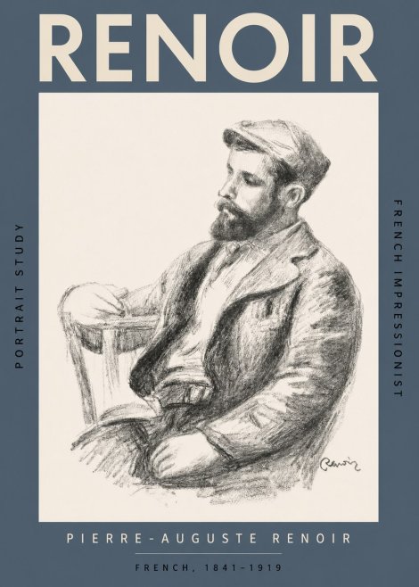 Renoir Portrait Study II No2 - Poszter