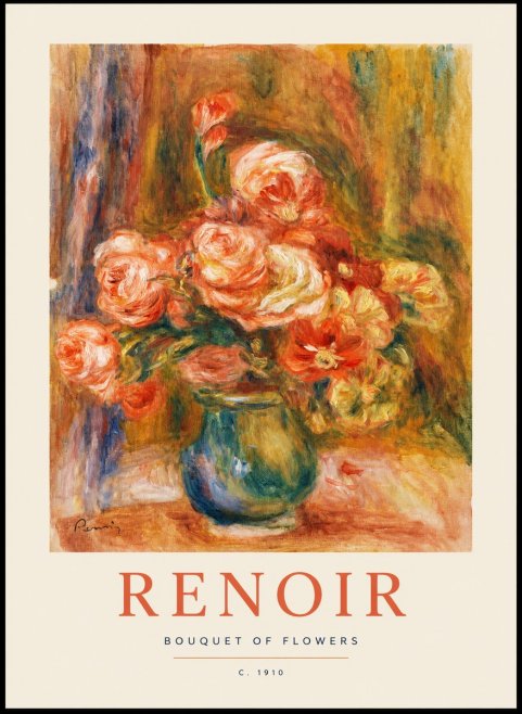 Renoir Bouquet of Flowers II No1 - Poszter