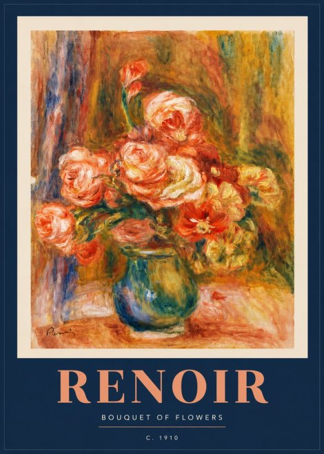 Renoir Bouquet of Flowers II No2 - Poszter