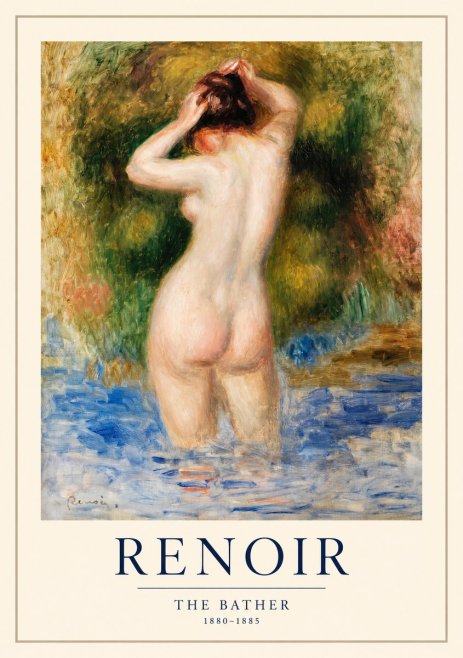 Renoir The Bather No1 - Poszter
