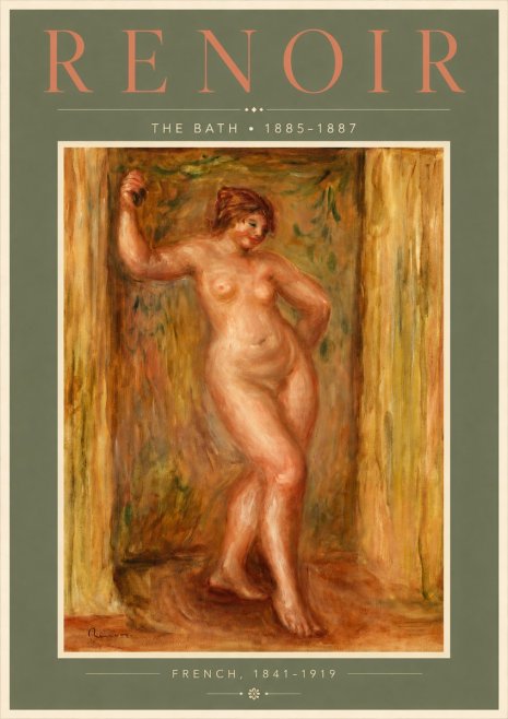 Renoir The Bath No4 - Poszter