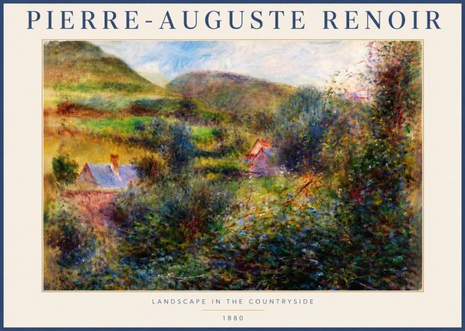 Renoir Landscape in the Countryside No2 - Poszter