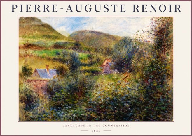Renoir Landscape in the Countryside No4 - Poszter