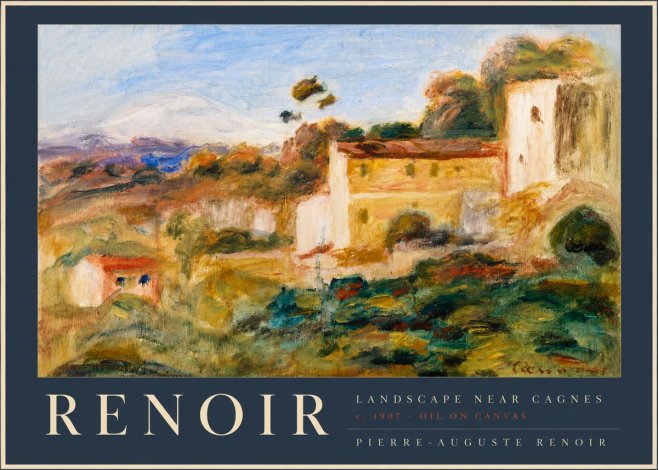 Renoir Landscape Near Cagnes II No2 - Poszter