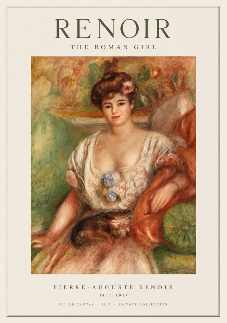Renoir The Roman Girl No1 - Poszter