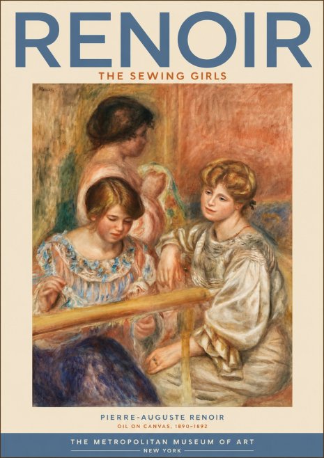 Renoir The Sewing Girls No2 - Poszter