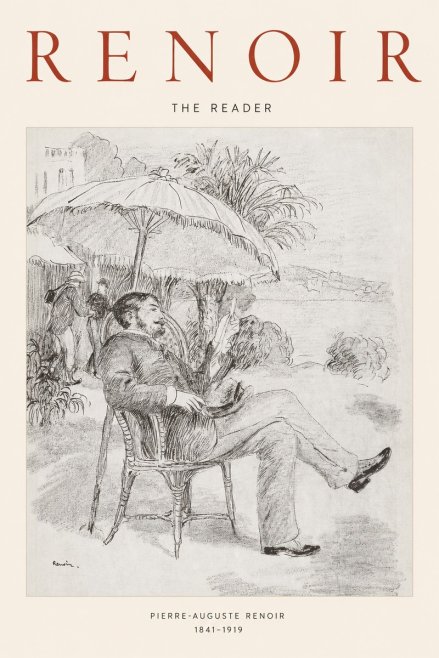 Renoir The Reader II No1 - Poszter