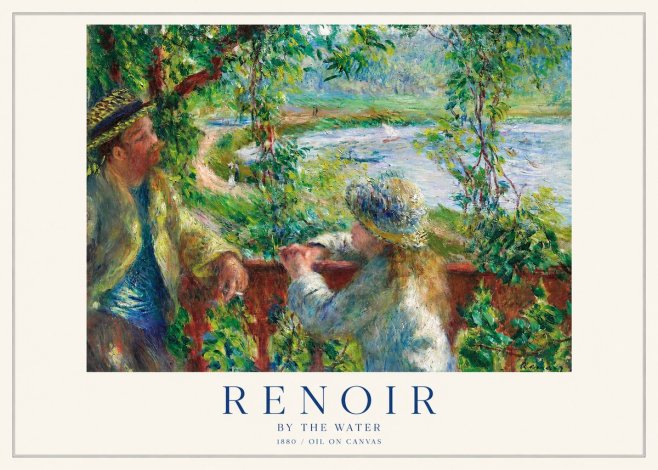 Renoir By the Water No1 - Poszter