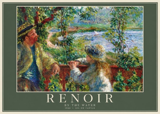 Renoir By the Water No6 - Poszter