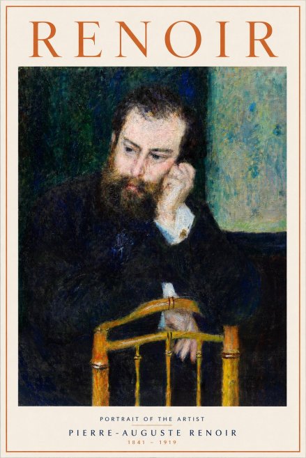 Renoir Portrait of the Artist No2 - Poszter
