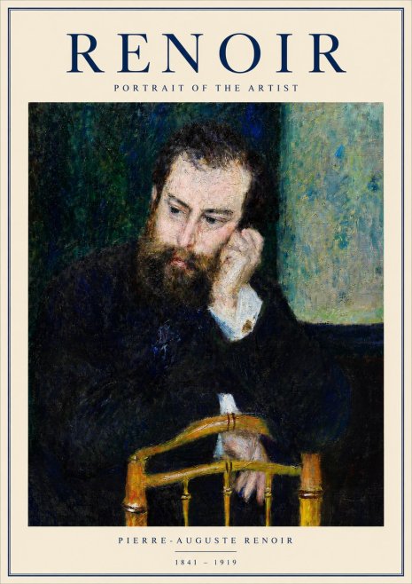Renoir Portrait of the Artist No3 - Poszter