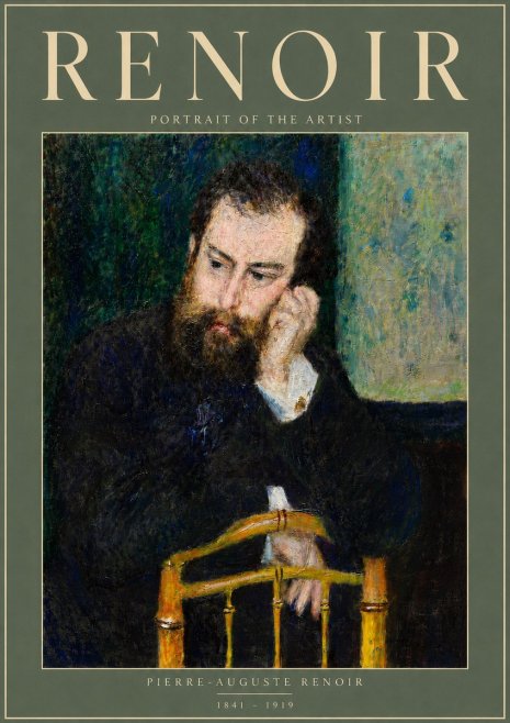 Renoir Portrait of the Artist No4 - Poszter
