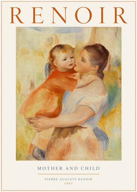 Renoir Mother and Child No1 - Poszter