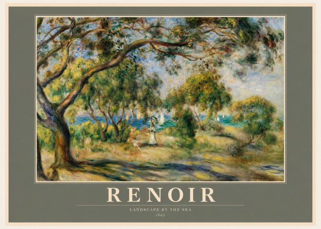 Renoir Landscape Near Cagnes IV No2 - Poszter