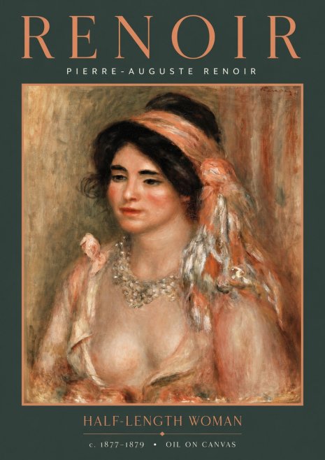 Renoir Half-length Woman No2 - Poszter