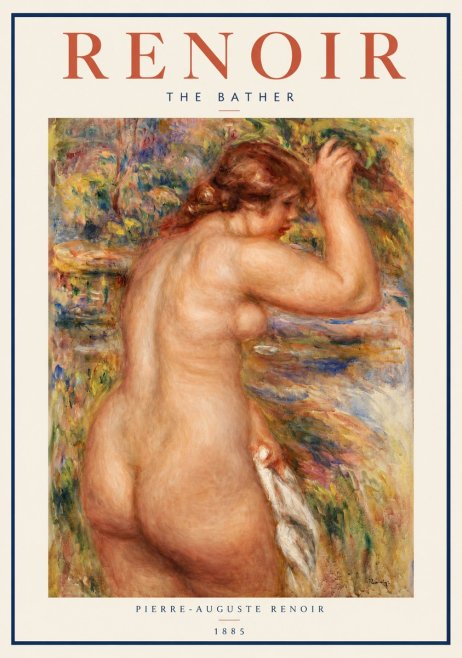 Renoir Bather No3 - Poszter