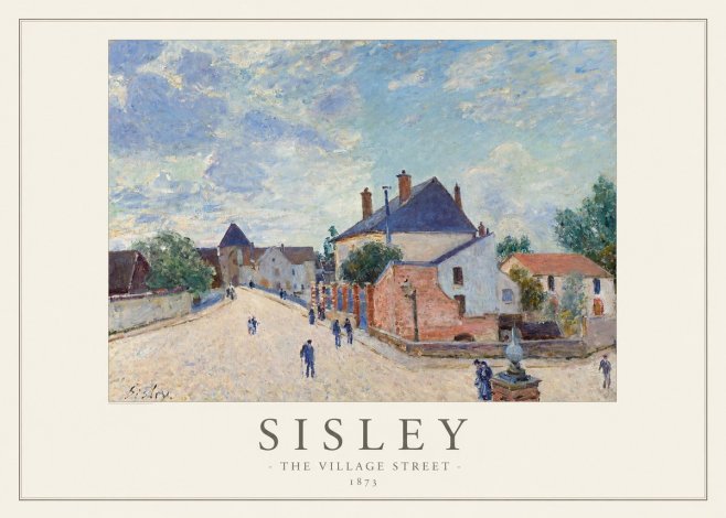 Sisley The Village Street No1 - Poszter
