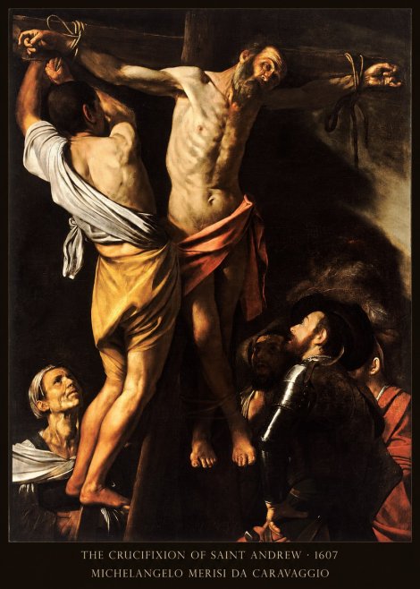 Michelangelo Merisi da Caravaggio The Crucifixion of Saint Andrew No6 - Poszter