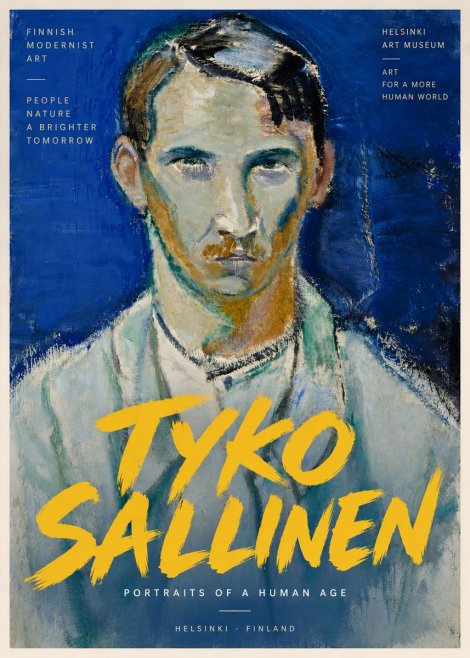 Tyko Sallinen Portrait of a Man IV No4 - Poszter