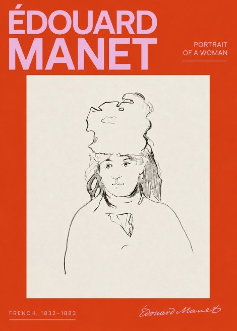 Édouard Manet Portrait of a Woman No2 - Poszter