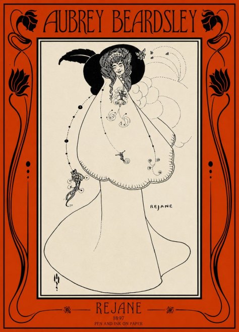 Aubrey Beardsley Rejane I No2 - Poszter