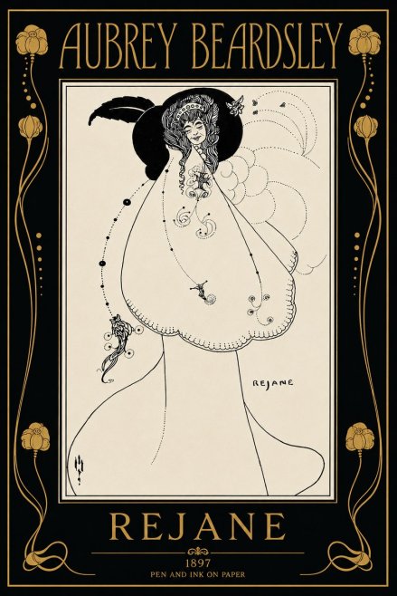 Aubrey Beardsley Rejane I No5 - Poszter
