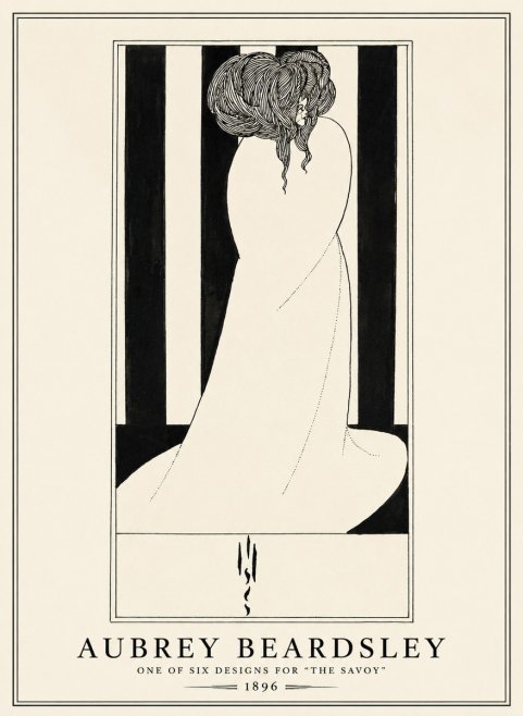 Aubrey Beardsley One of Six Designs for 'the Savoy' No1 - Poszter