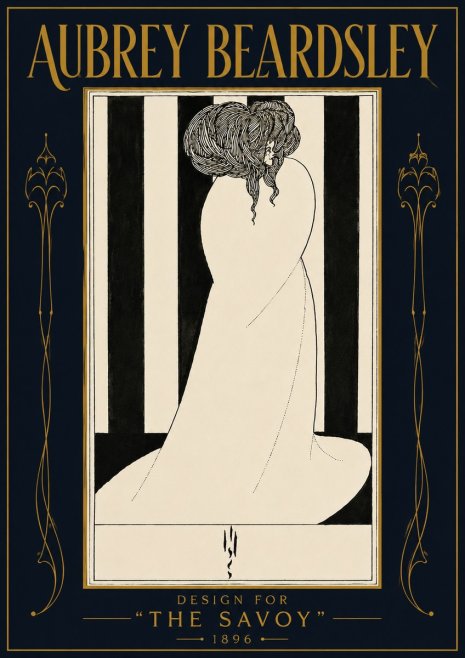 Aubrey Beardsley One of Six Designs for 'the Savoy' No6 - Poszter