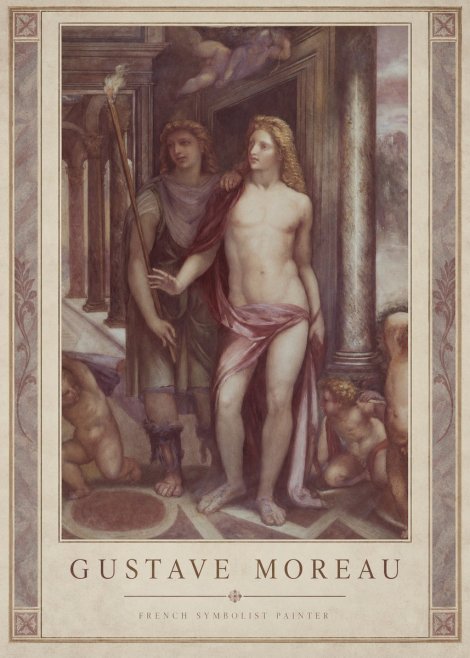 Gustave Moreau Youth No1 - Poszter