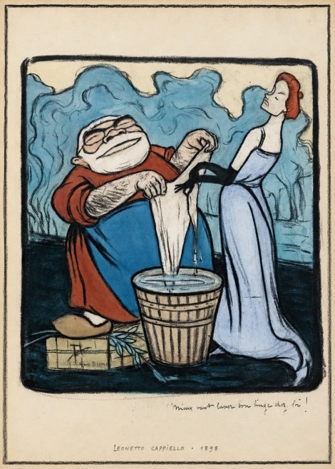 Leonetto Cappiello Mieux Vaut Laver Son Linge Chez Soi! No6 - Poszter