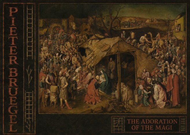 Pieter Bruegel The Adoration of the Magi No3 - Poszter