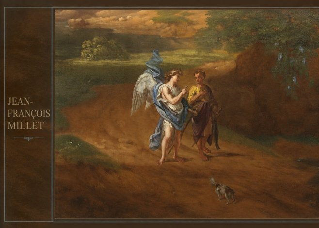 Jean-François Millet Tobias and the Angel No2 - Poszter