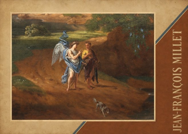 Jean-François Millet Tobias and the Angel No5 - Poszter
