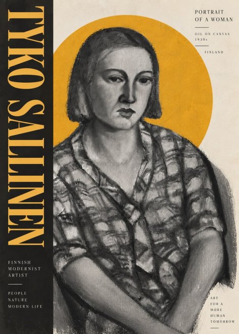 Tyko Sallinen Portrait of a Woman I No5 - Poszter