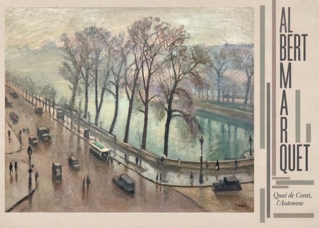 Albert Marquet Quai De Conti, L'automne No5 - Poszter