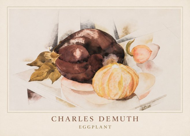 Charles Demuth Eggplant No4 - Poszter
